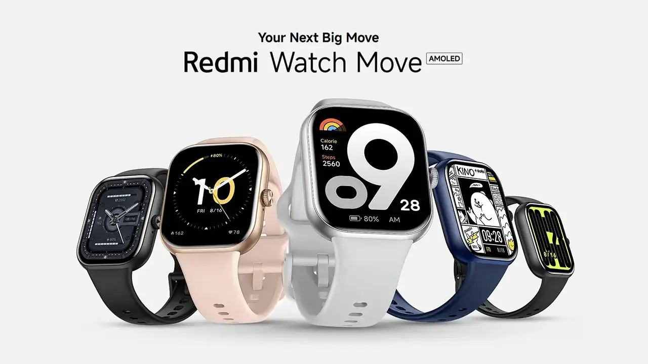 Redmi Watch Move Resmi Diluncurkan dengan Harga Terjangkau di India